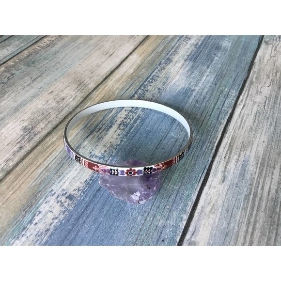 Vintage Michaela Frey Enameled Bracelet - Picture 2 of 3